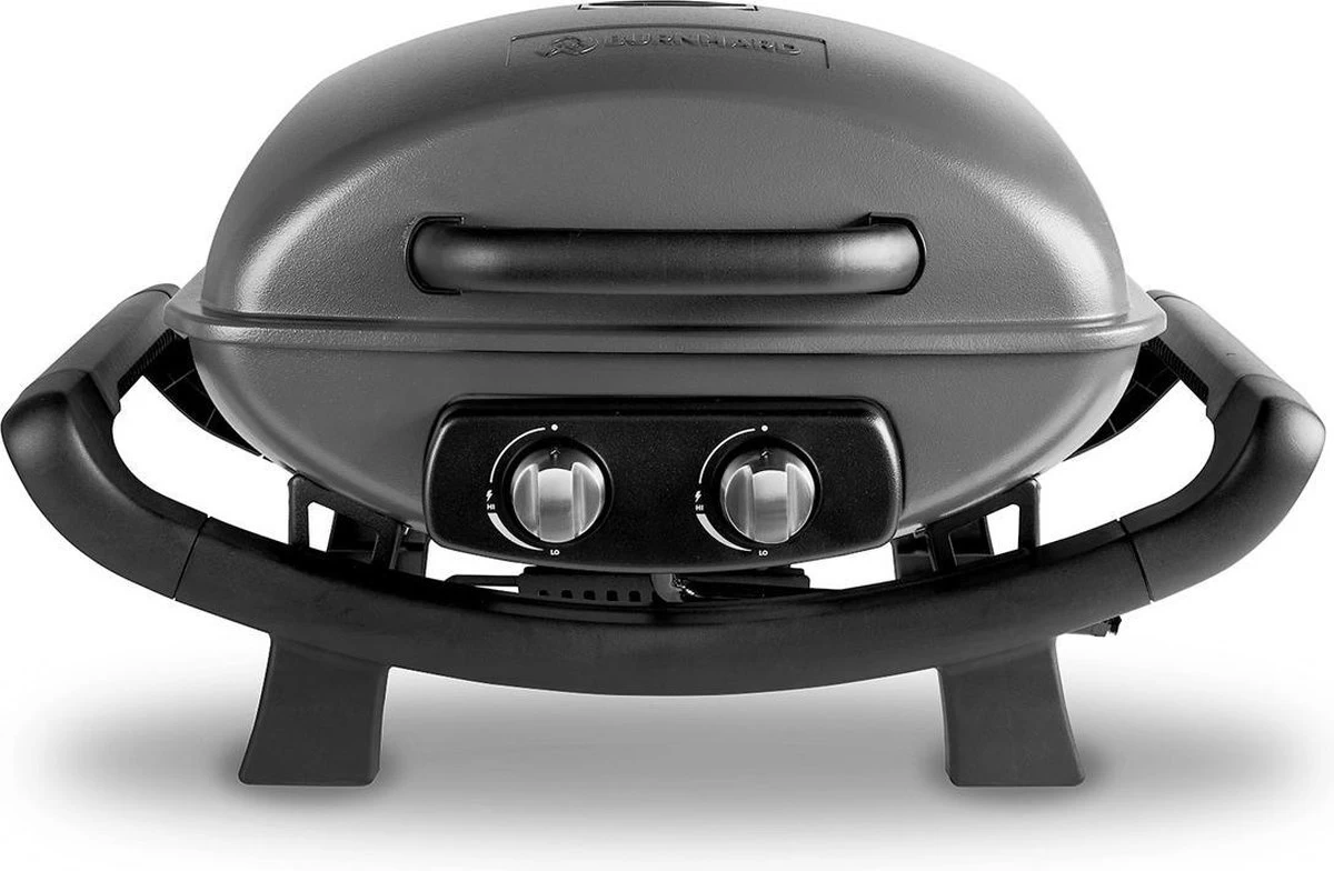Burnhard Draagbare 2-Branders Gasbarbecue - Afdekhoes - BBQ Wayne 1 Burnhard Draagbare 2-Branders Gasbarbecue - Afdekhoes - BBQ Wayne