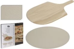 Merkloos Excellent Houseware Pizza-baksteen - Met Pizza-schep -Keukengrill 1200x792 1