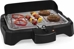 Tristar BQ-2824 Elektrische Barbecue - Tafel BBQ 34,5 X 23 Cm - Regelbare Thermostaat - 2000 Watt - Zwart -Keukengrill 1200x793