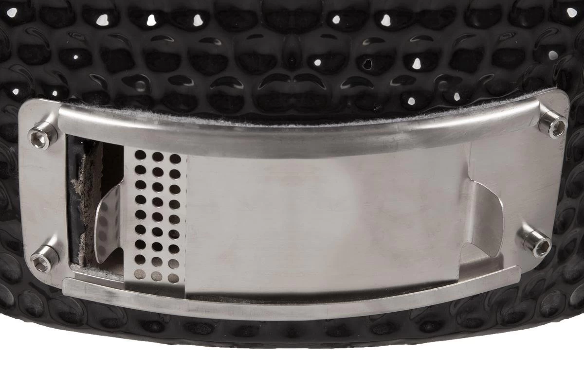 Patton - Kamado 21" - Premium Black - Keramische Barbecue - Incl. Bluetooth Kerntemperatuurmeter - LED Verlichting - Large - Compleet - Zwart 13 Patton - Kamado 21" - Premium Black - Keramische Barbecue - Incl. Bluetooth Kerntemperatuurmeter - LED Verlichting - Large - Compleet - Zwart - Afbeelding 13