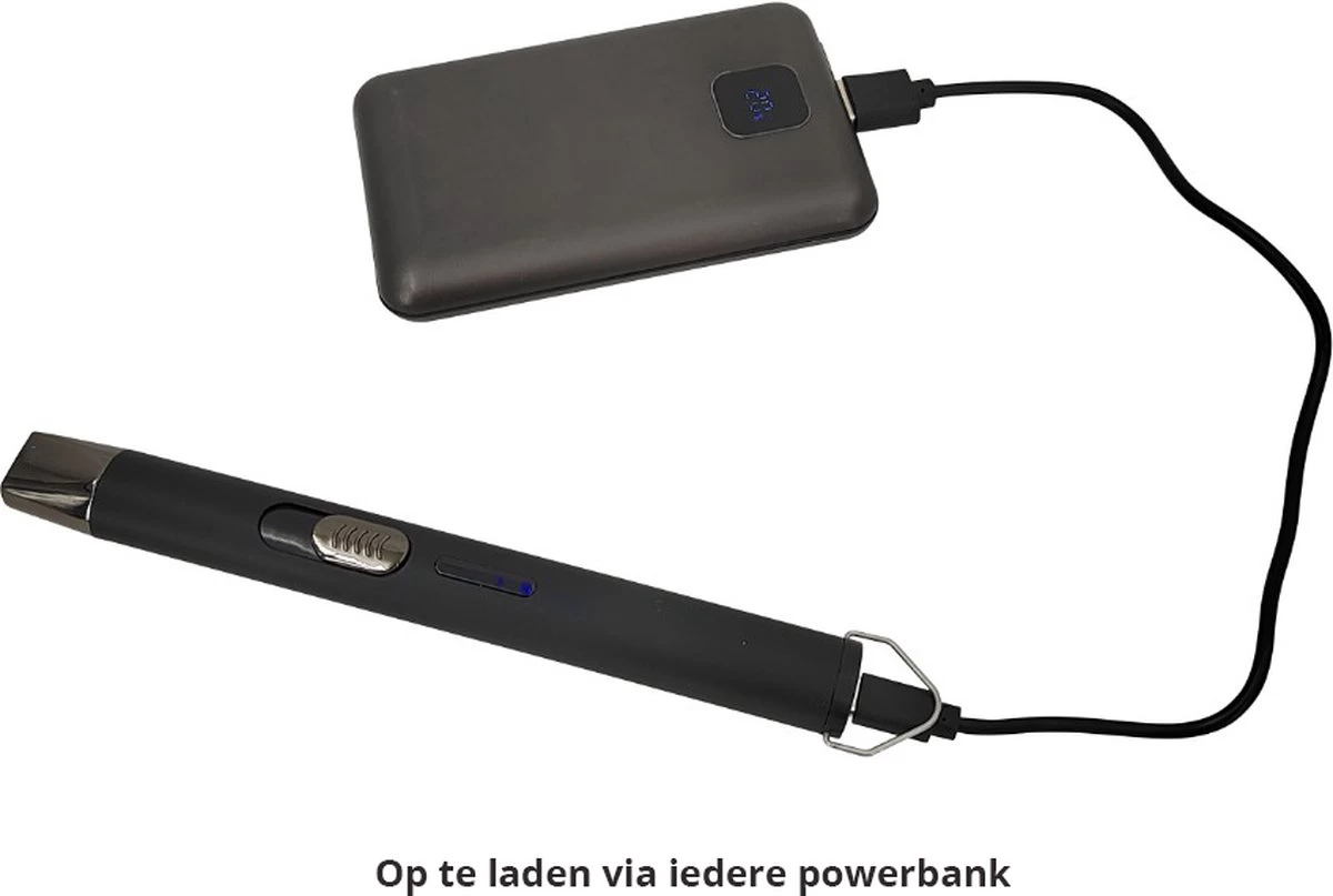 Bowlit PRO 2 Elektrisch Oplaadbare Kaarsen Aansteker Voor Kaarsen, Keuken / BBQ En Vuurwerk Etc. 4 Bowlit PRO 2 Elektrisch Oplaadbare Kaarsen Aansteker Voor Kaarsen, Keuken / BBQ En Vuurwerk Etc. - Afbeelding 4
