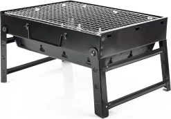 Merkloos Decopatent® Portable Houtskool BBQ - Barbecue - Inklapbaar - Barbecue Houtskool - Tafel Grill - Camping - Strand - Festival - Park -Keukengrill 1200x840