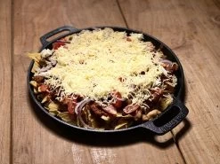 Valhal Outdoor Skillet / Plancha / Koekenpan - Gietijzer - Diameter 35cm, Twee Handvatten, VH35F -Keukengrill 1200x900 48