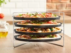 Pizza - Pizzarek - Pizza Oven - Zenker - Pizzabakset - 5 Delige Set Voor 4 Pizza's - Ø 28,5 Cm - Antiaanbaklaag Van ILAG® - Pizzaplaat - Pizza 9 Pizza - Pizzarek - Pizza Oven - Zenker - Pizzabakset - 5 Delige Set Voor 4 Pizza's - Ø 28,5 Cm - Antiaanbaklaag Van ILAG® - Pizzaplaat - Pizza -Keukengrill 1200x900 51