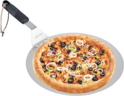 Nowad Pizzaschep RVS Rond - 30,5 Cm - PVC Handvat