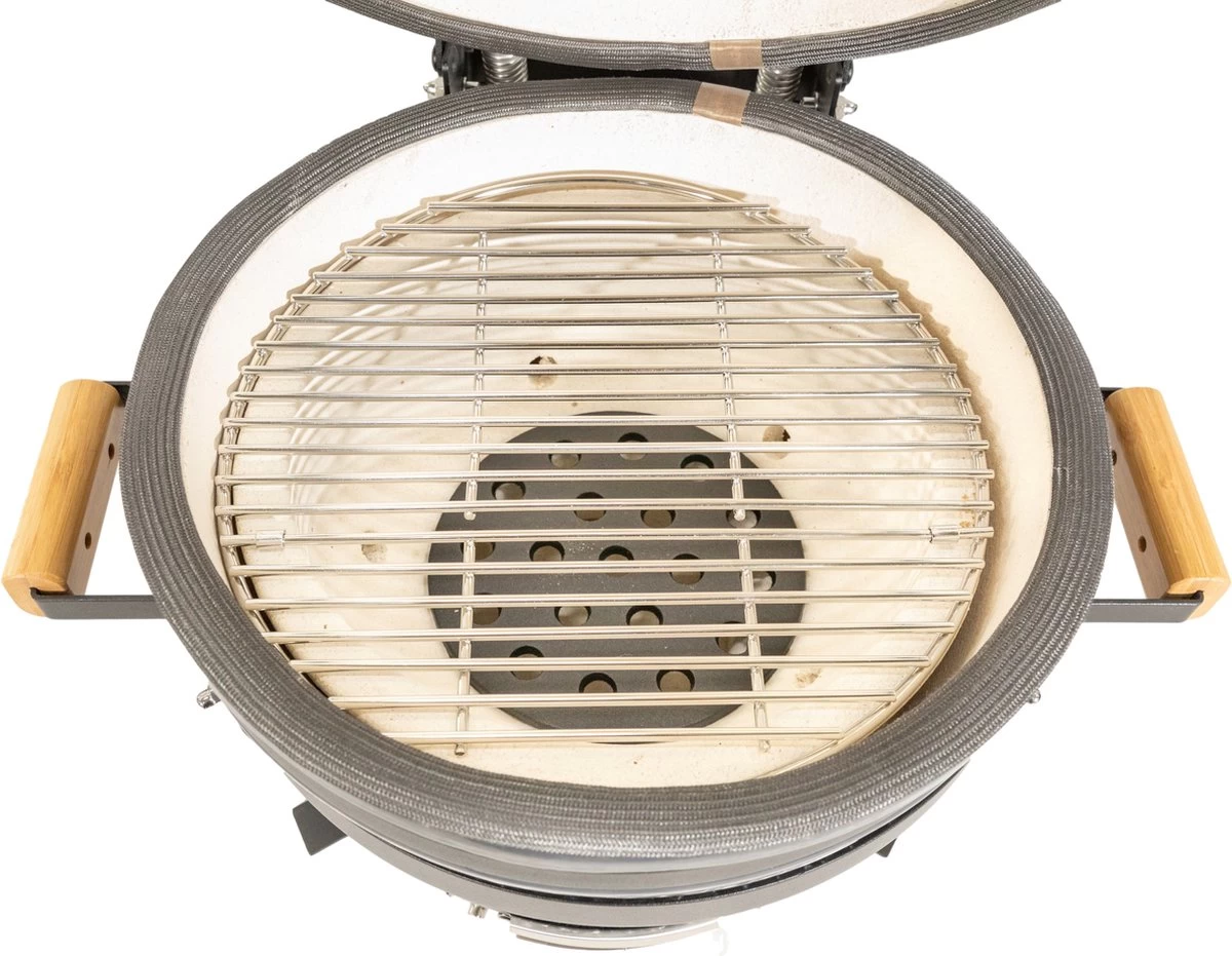 MaxxGarden Kamado Grill Medium 40 - Barbecue - Zwart - 49x54x48cm 2 MaxxGarden Kamado Grill Medium 40 - Barbecue - Zwart - 49x54x48cm - Afbeelding 2