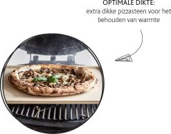 Boska Pizzasteen Deluxe Rechthoek - Voor De Oven - Knapperige Pizza's - 40x32 Cm - BBQ Accessoires -Keukengrill 1200x942