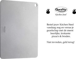 Pizzasteen Van Staal – Pizza Steen - Pizza En Brood Bakken - 40 X 30 X 0,6 Cm - Cadeau Voor Man - Kitchen Steel By Qwality 10 Pizzasteen Van Staal – Pizza Steen - Pizza En Brood Bakken - 40 X 30 X 0,6 Cm - Cadeau Voor Man - Kitchen Steel By Qwality -Keukengrill 1200x944 1