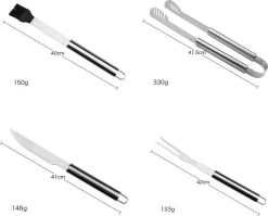 Sens Design BBQ Accesoires - 18 Delig - BBQ Gereedschapset Koffer -Keukengrill 1200x969 1
