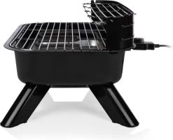 Princess 112252 Hybride Barbecue – Elektrische BBQ - Tafelmodel - 2000W - 44x 29cm - Gebruik Elektrisch Of Met Kolen -Keukengrill 1200x974