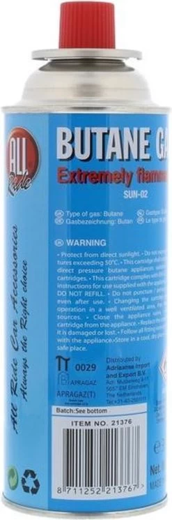 All Ride Butaan Gas / Navulgas -Keukengrill 398x1200 1