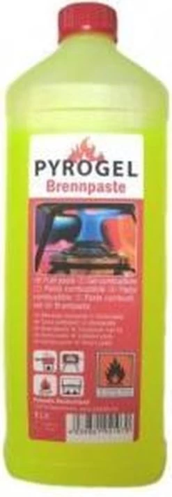 Pyrogel Brandpasta - Fles 1 Liter 5 Pyrogel Brandpasta - Fles 1 Liter -Keukengrill 417x1200