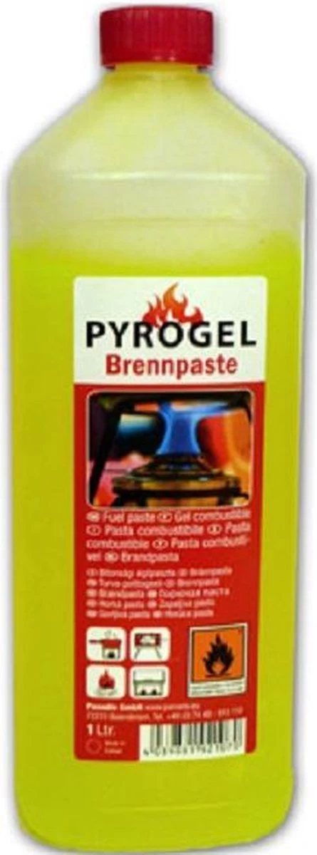 Pyrogel Brandpasta - Fles 1 Liter 1 Pyrogel Brandpasta - Fles 1 Liter