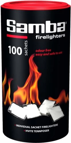 Samba Aanmaakzakjes Openhaard - 100 Stuks In Koker -Keukengrill 598x1200 1