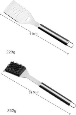 Sens Design BBQ Accesoires - 18 Delig - BBQ Gereedschapset Koffer -Keukengrill 788x1200 1