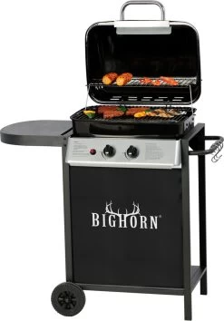 Bighorn Gasbarbecue En Grill – 2 Branders – Zwart -Keukengrill 838x1200