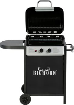 Bighorn Gasbarbecue En Grill – 2 Branders – Zwart -Keukengrill 851x1200
