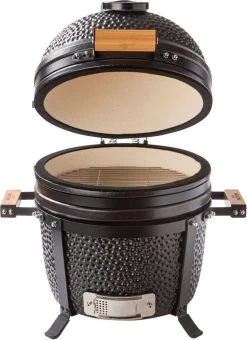 Patton Kamado 15" - Tafel Model - Keramische Barbecue - Premium Black - Medium - Compleet - Mat Zwart -Keukengrill 873x1200