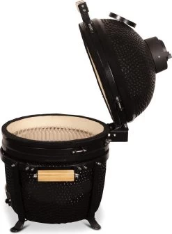 Patton Kamado 15" - Keramisch - Tafel Model - Premium Black - Medium - Zwart -Keukengrill 881x1200