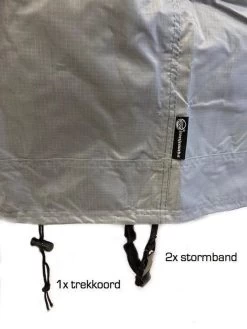 COVER UP HOC Diamond Bbq Hoes Rond - 70x80 Cm - Waterdicht Met Stormbanden En Trekkoord - Geschikt Voor O.a. Kamado, Big Green Egg, Grill Guru, The Bastard, Patton,Weber -Keukengrill 900x1200 15