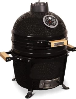 Patton Kamado 15" - Keramisch - Tafel Model - Premium Black - Medium - Zwart -Keukengrill 930x1200 1