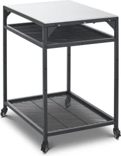 Ooni - Tafel - Medium - Pizza Tafel - 60x80x 90cm - RVS - Zwart -Keukengrill 930x1200
