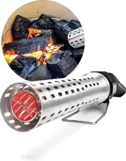 DistinQ BBQ Lighter Aansteker - Elektrische Barbecue Looftlighter Houtskool Starter Voor Barbecue, Grill En Open Haard - 2000 Watt