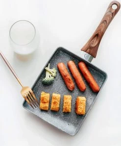 Zaigon All In 1 Pan - Inductie + Vaatwasmachinebestendig - Kleine Pan - Omeletpan - Tamagoyaki Pan - Tamago Pan - Vierkante Pan - Sushi Pan - Vierkante Pan -Keukengrill 994x1200