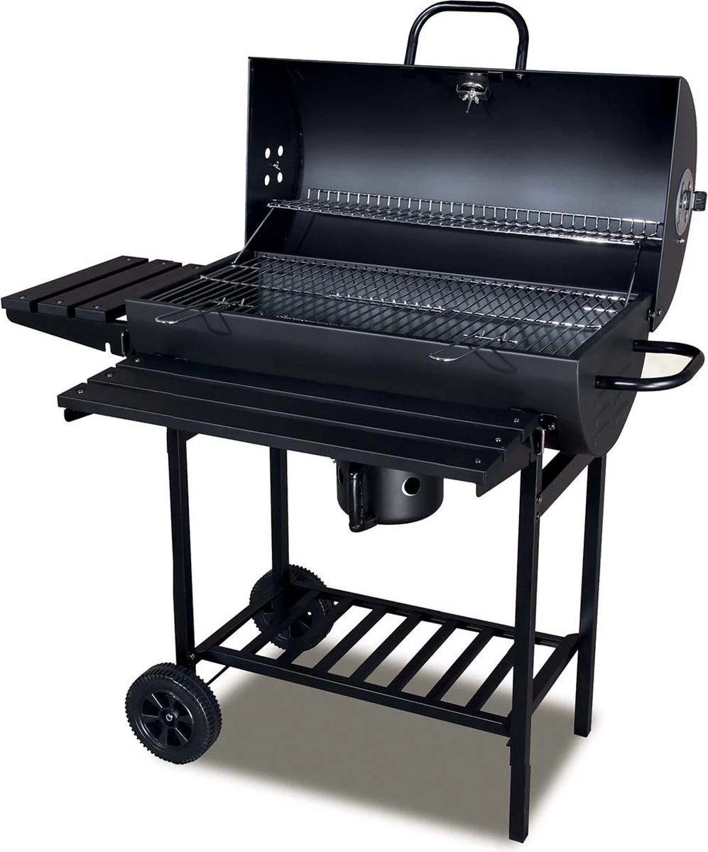 JAP Houtskoolbarbecue - Bbq Thermometer - 70 X 35 Cm - Zwart 1 JAP Houtskoolbarbecue - Bbq Thermometer - 70 X 35 Cm - Zwart